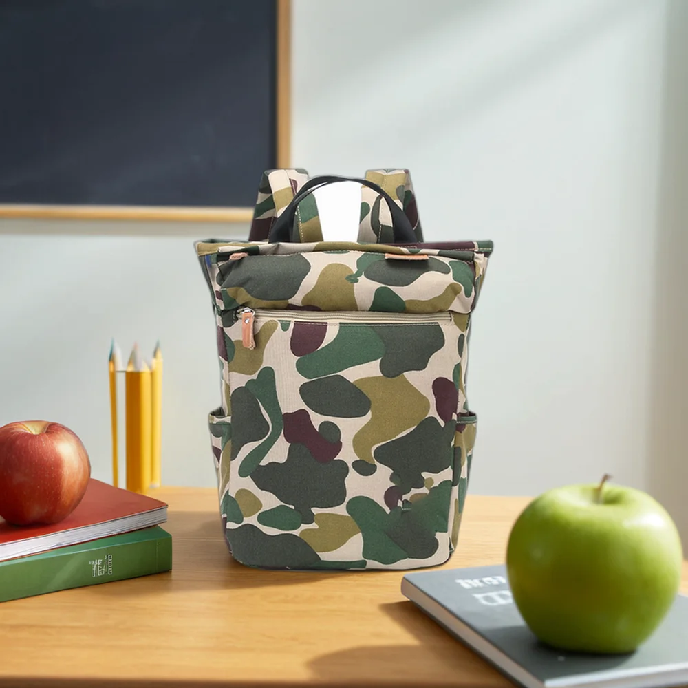 Korean Style Unisex School Bag Waterproof Plain Backpack for Boys and Girls New Model with Polyester Liner and Zipper Closure