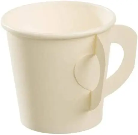 coffee paper cup with handle  cup cake paper box packaging for hot drink biodegradable with lids