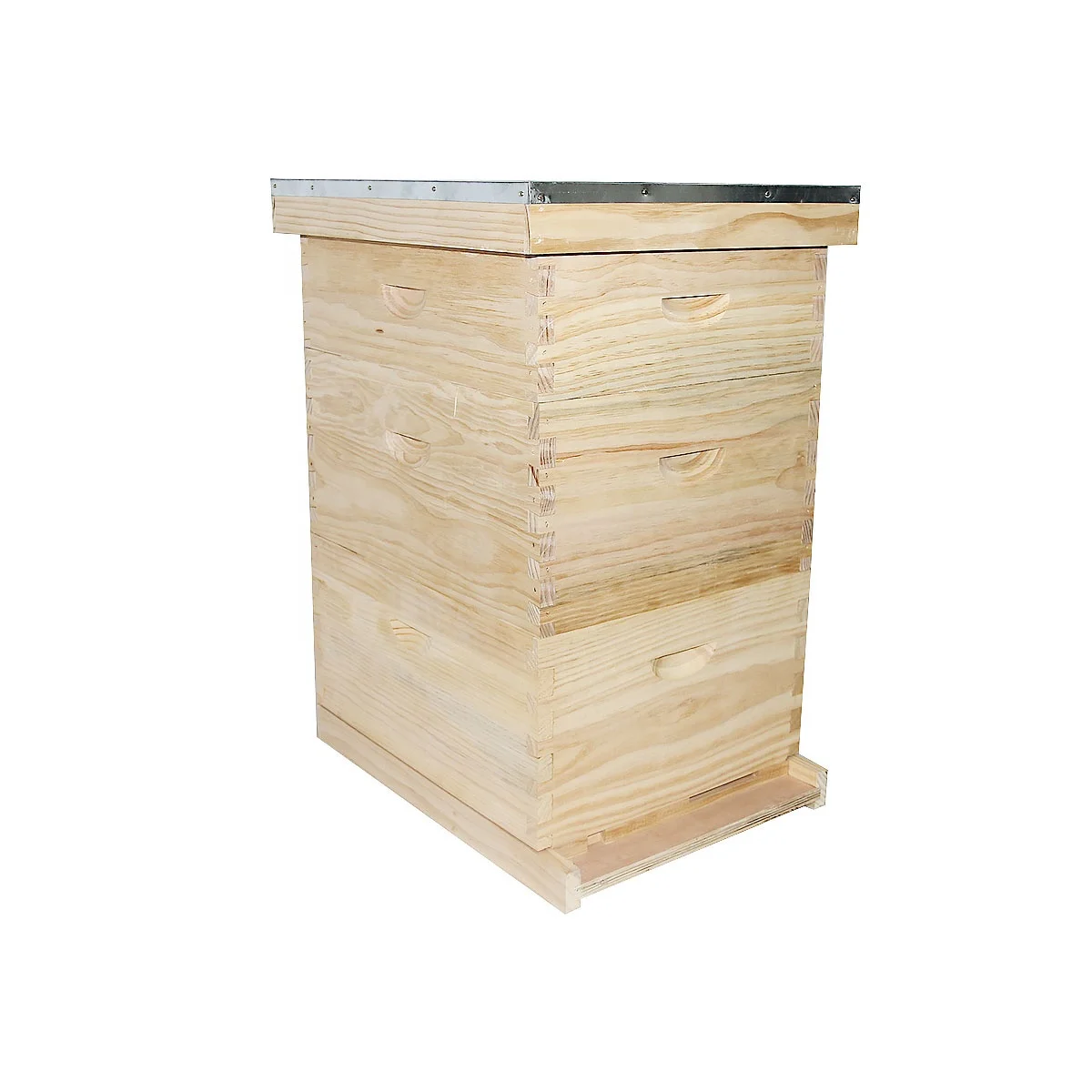 Dovetail bee hives for beekeeping Fir 3 Layer bee hive box in bulk wholesale