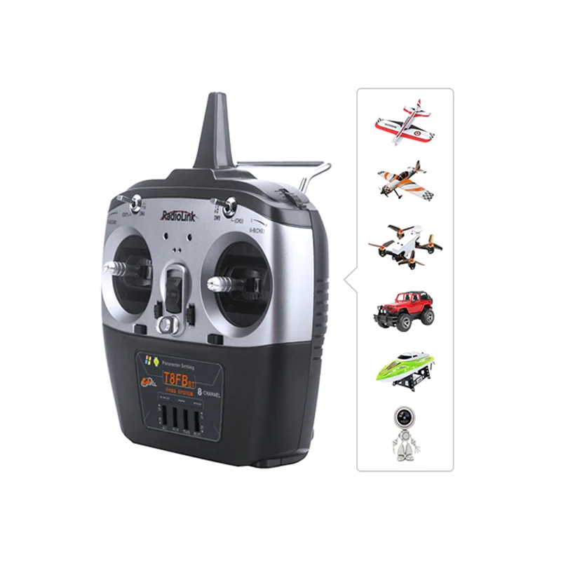 Hot Selling Radiolink T8FB BT 8 Channels 2.4G Radio Controller with Receiver R8EF R8FM Remote Transmitter for FPV Drone