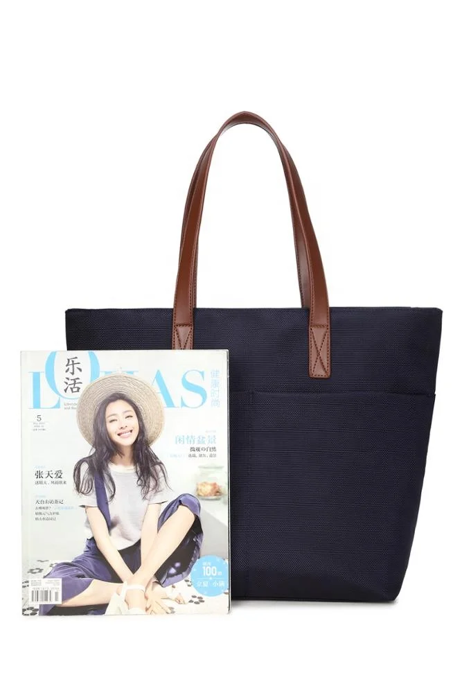 Ladies Waterproof Big Nylon Work Laptop Tote Bag Travel Shoulder Beach Bags