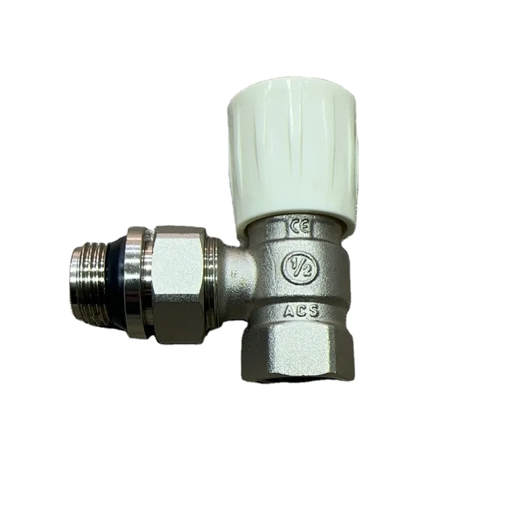Open-mounted manual temperature control Angle Valve (set)