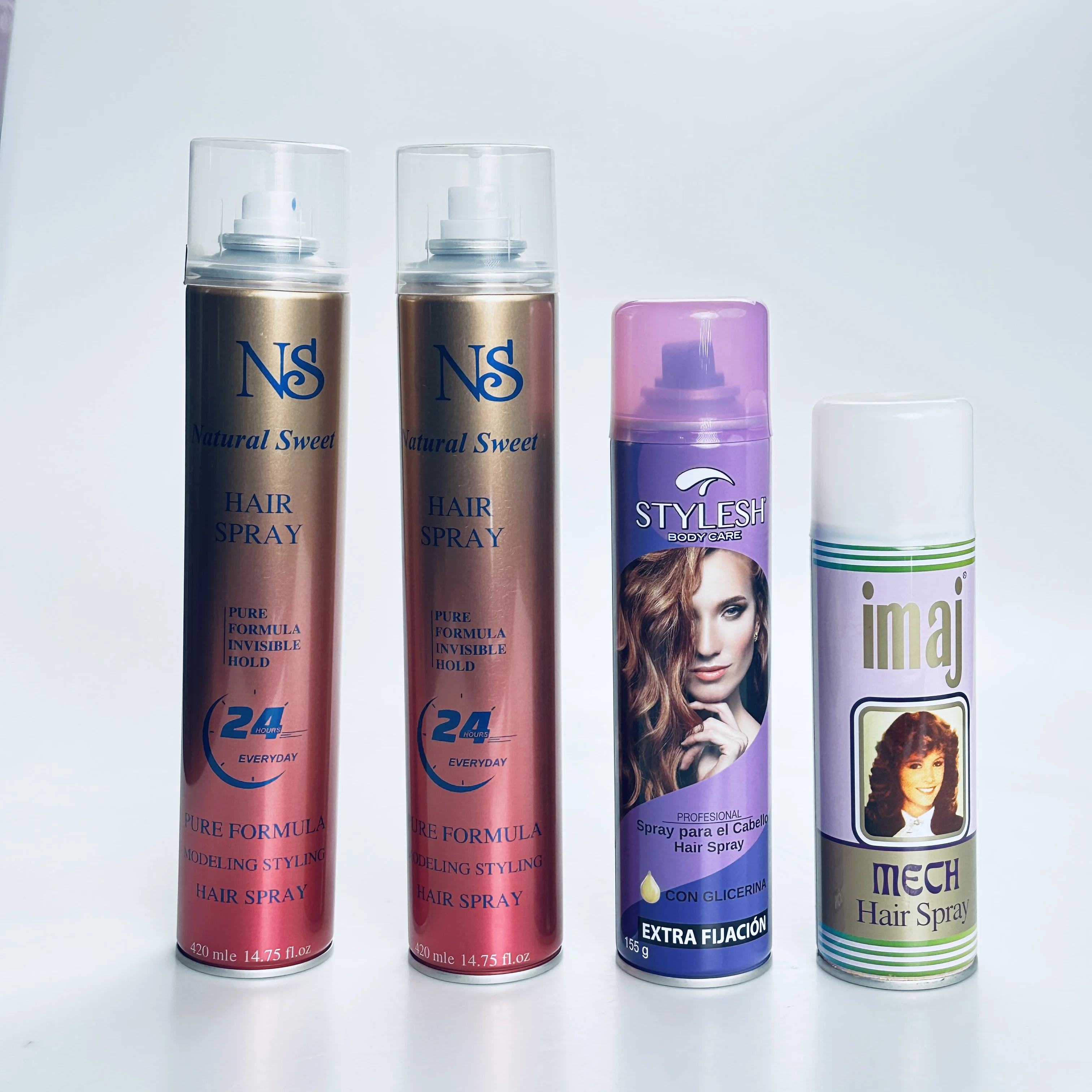 Good Selling Not Greasy Frizz Lasting Strong Hair Styling Hold Spray