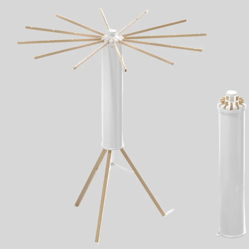 HOT Foldable Wooden Metal Collapsible Clothes Dryer Drying Rack Laundry Racks Stand Type For Home Indoor