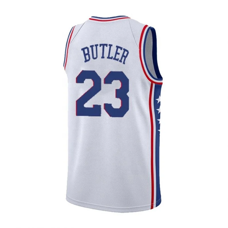 Allen Iverson 3 Customized Philadelphia 21 joel embiid 20 Markelle Fultz 25 Ben Simmons 17 JJ Redick 23 Jimmy Butler