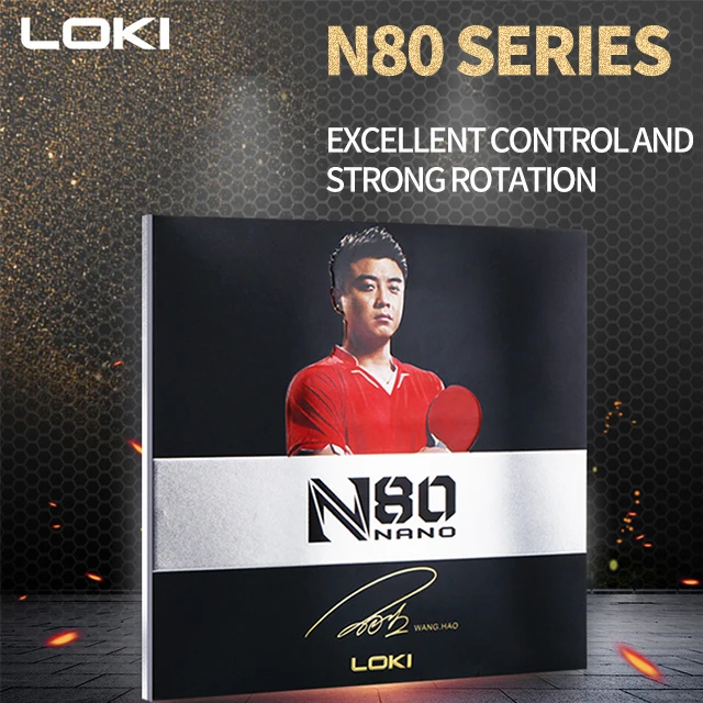 
LOKI N80 Custom Ping Pong Racket Pimples in Rubber ITTF Approved Table Tennis Rubber Mat Professional Wanghao 