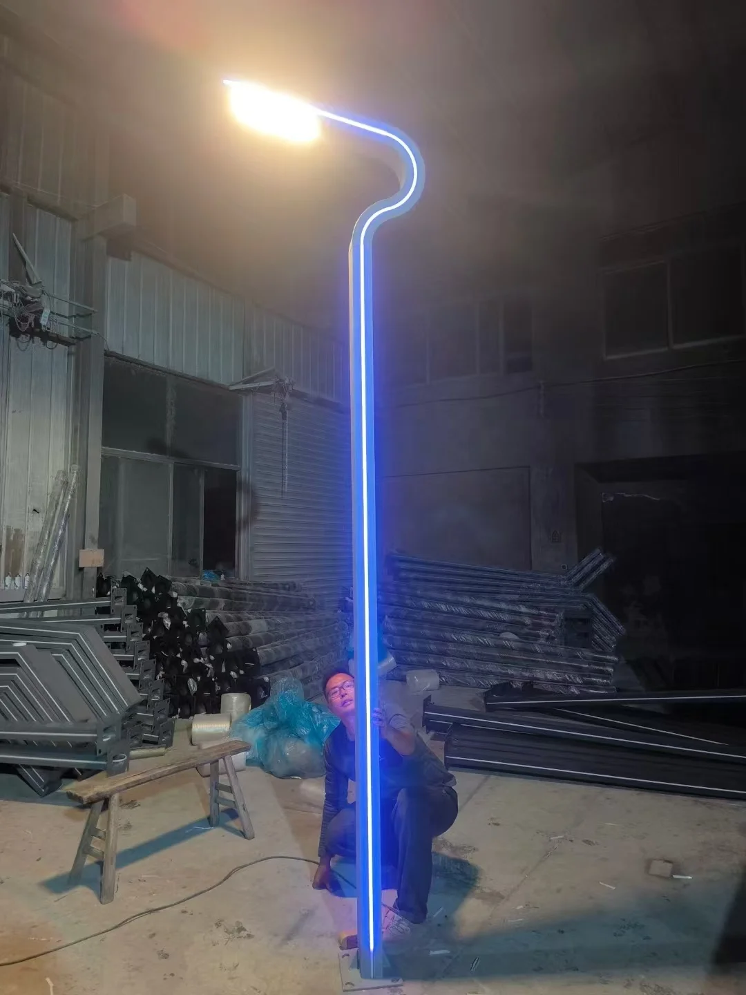 New Outdoor LED Garden Lamps 30W50W60W100W Landscape LED Solar Lawn Light Pathway Garden Lamps