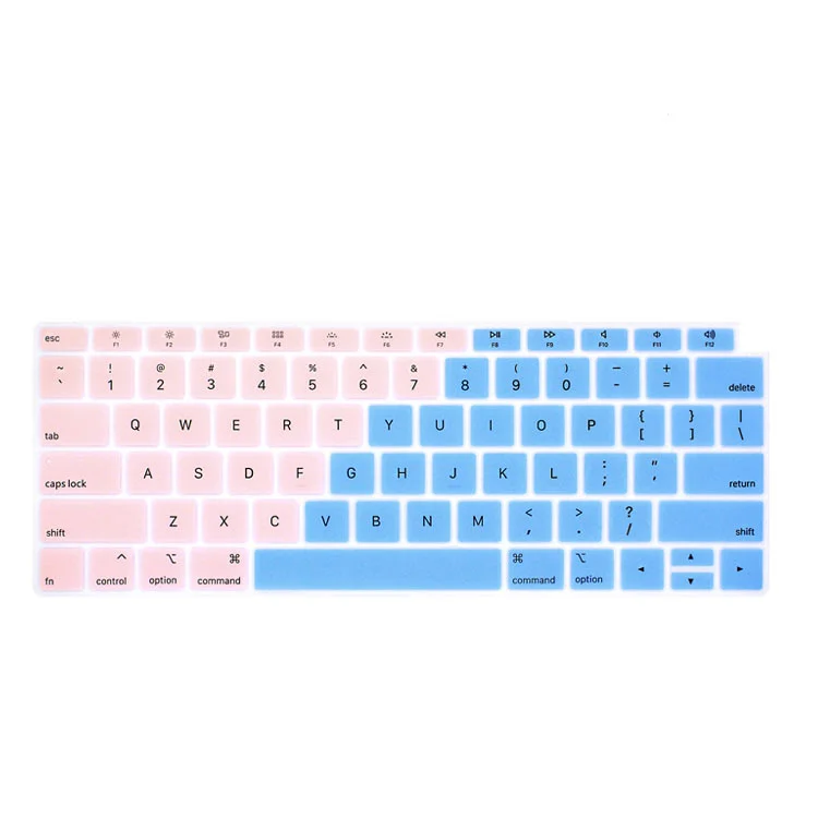 US Language Keyboard Skin for Macbook Air 13 11 15 inch A1466/A1369 Keyboard Cove Waterproof Silicon TPU Keyboard Film Protector