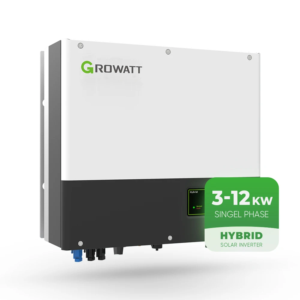 Growatt 3 Phase Hybrid Inverter 48V 10Kw Sph 10000Tl3 Bh-Up Ac Connector Grid Plug Hybrid Price