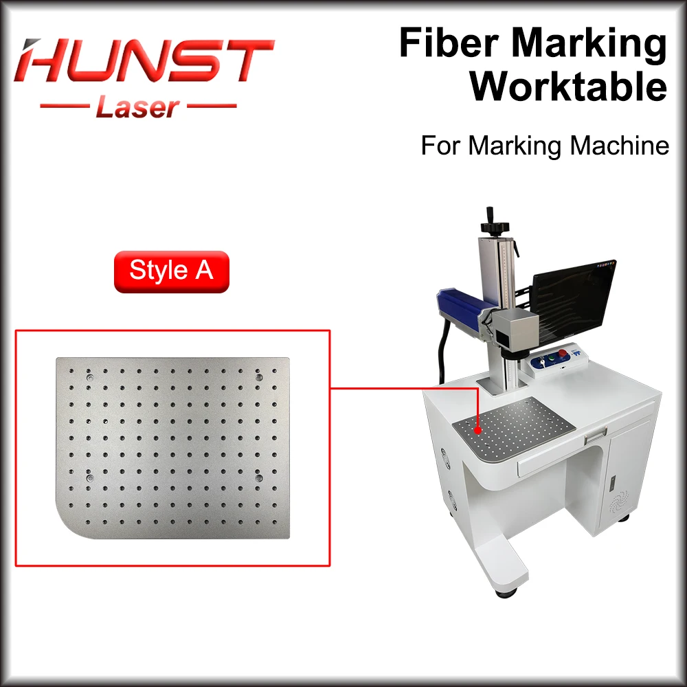 Hunst Fiber Marking Worktable Aluminum Working Platform 320*280 & 350*550 for DIY Fiber & Co2 Laser Marking Machine