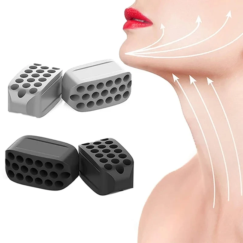 Oral Lip Exercise Muscle Trainer Silicone Jaw Exerciser Ball Detachable Trainer Face Facial Muscle Trainer Jaw Line Chew Ball