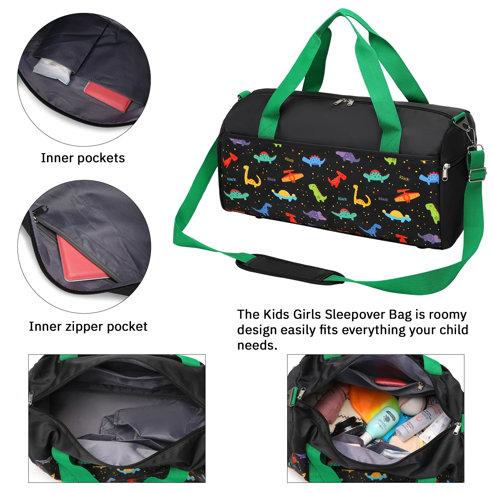 Custom Waterproof Foldable Children Travel Bags sport overnight weekend duffle bag for girls boys kid Gifts Tote Style