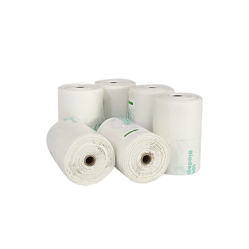 Eco friendly disposable nappy sack pe biodegradable corn starch fragrance diaper sacks plastic scent nappy bag manufacturers