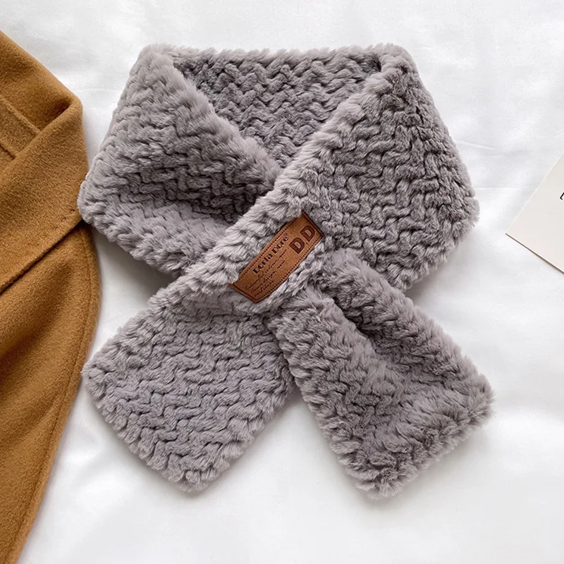 Faux Rabbit Fur Winter Warm Soft Neck Scarf