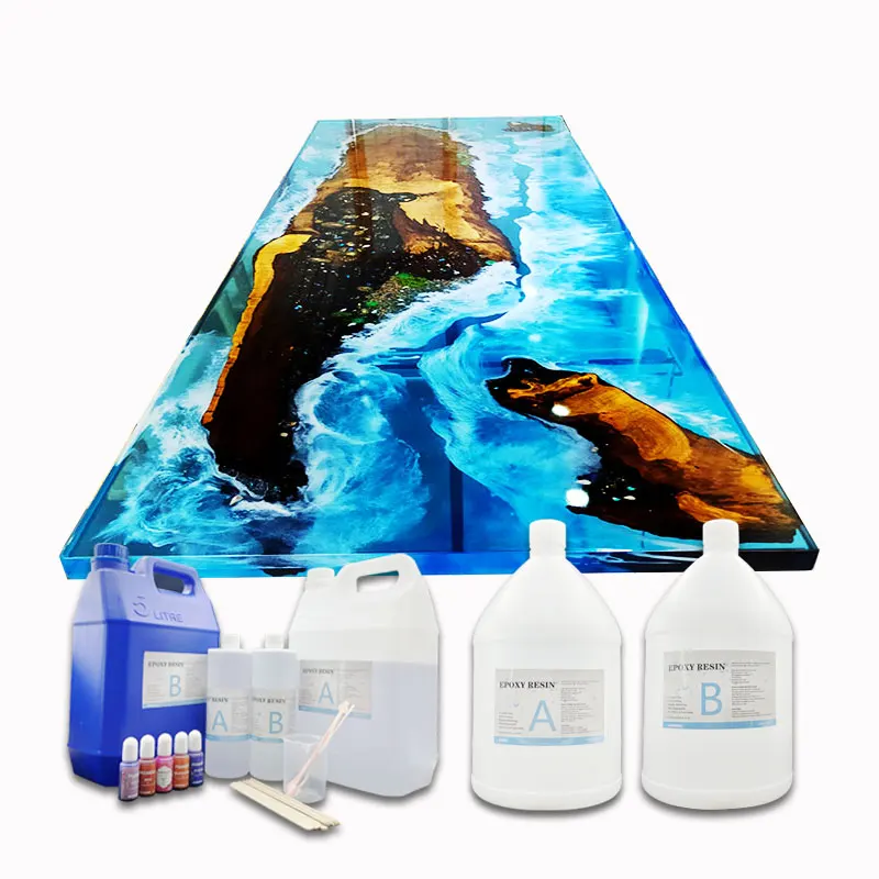 Crystal Clear Epoxy Resin for Wood Table And Craft Resin Epoxy for DIY Jewelry Arts