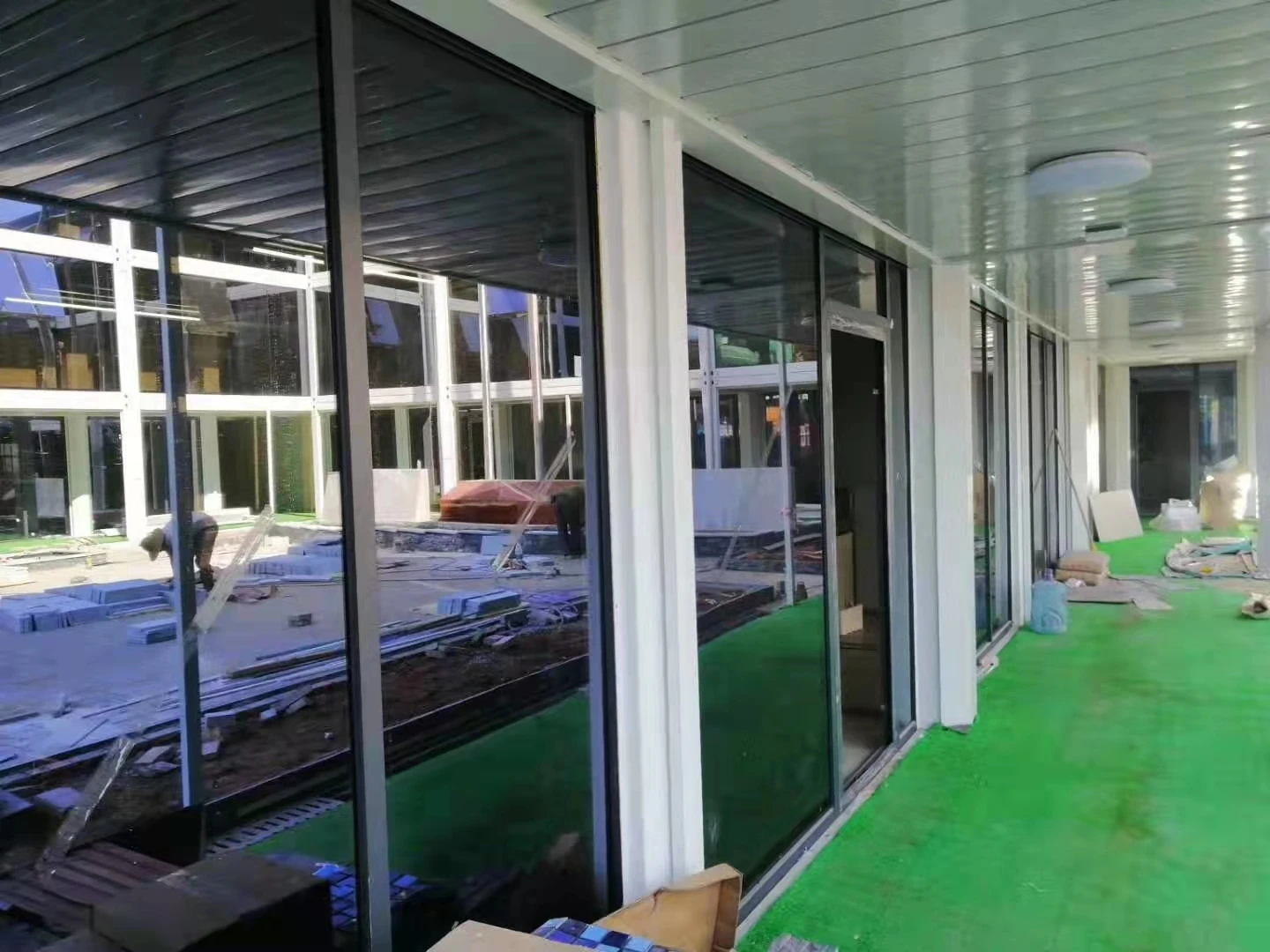 Modern style Prefabricated steel structure Luxury container house all with steel structure prefab house