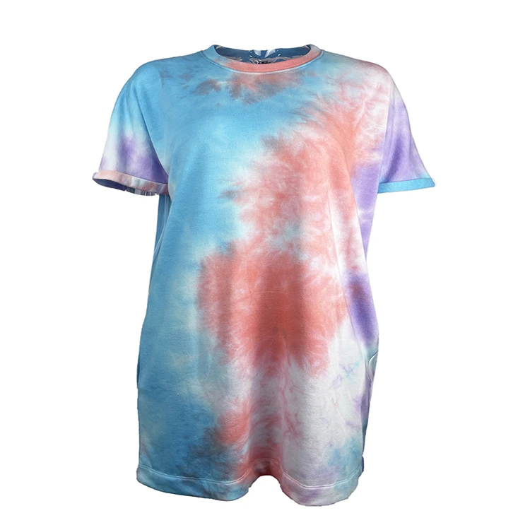 
Factory Sale Various Tie Dye Clothing Cotton Dresses Women Summer 