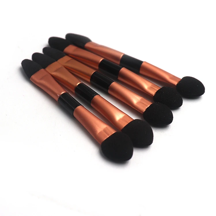 Eye Shadow Brush Sponge Dual Sided Oval Tipped Makeup Brush Eyeshadow Applicator Tool