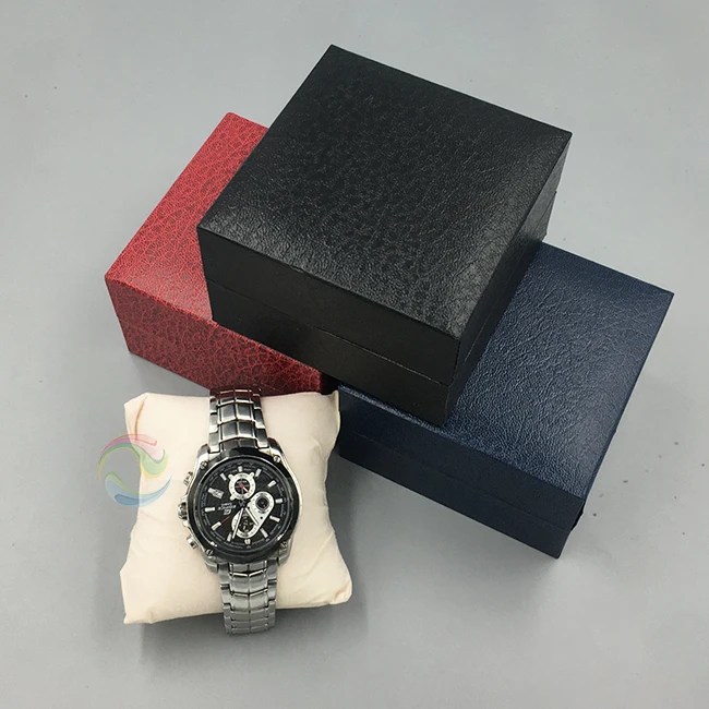 Cheap Storage Mens Leather Custom PU Leather Watch Boxes with Logo
