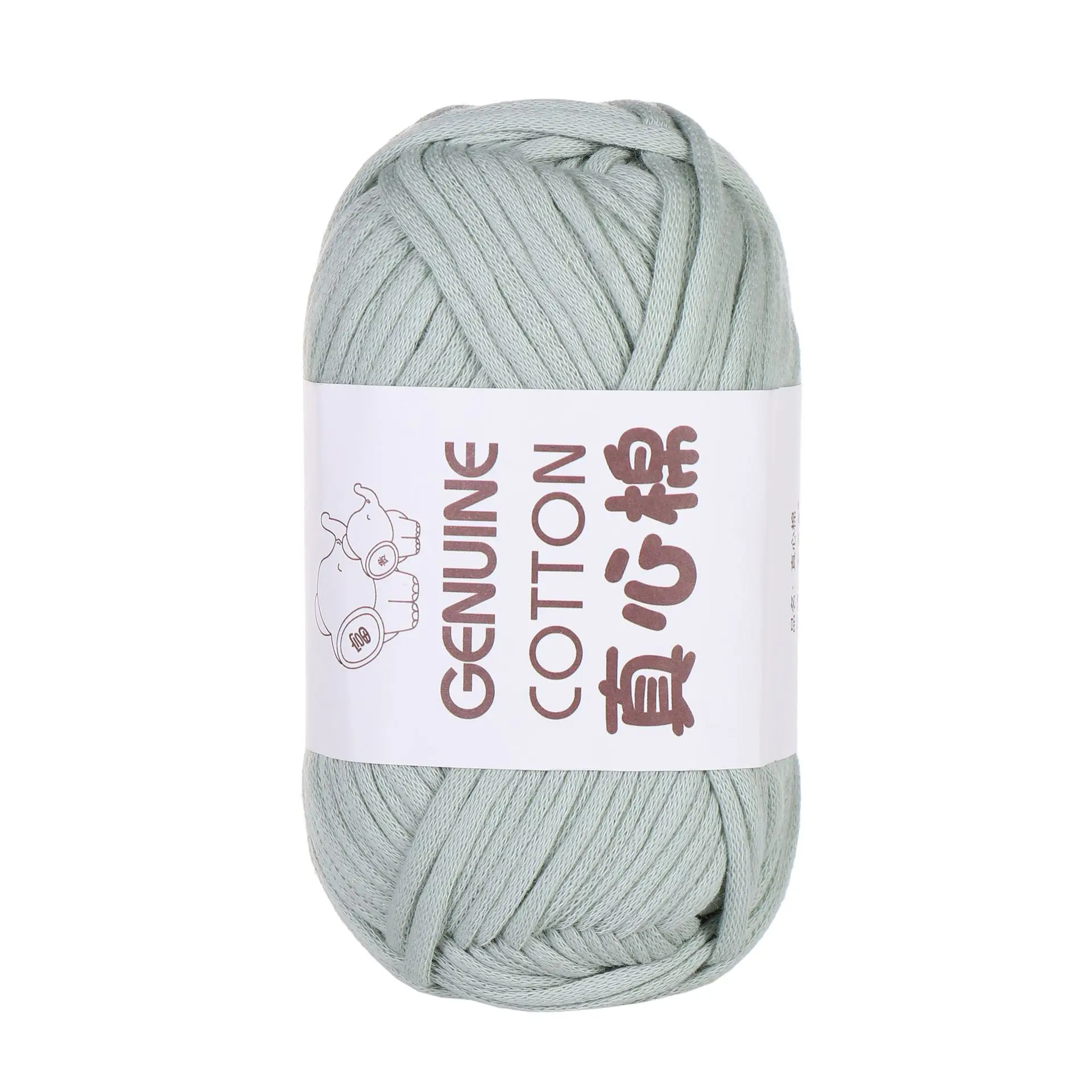 Yarn Craftsman 68% Cotton 32% Nylon Blended Yarn 10S/1 26 Colors DIY Knitting Chunky Core Spun T-shirt yarn for Bag