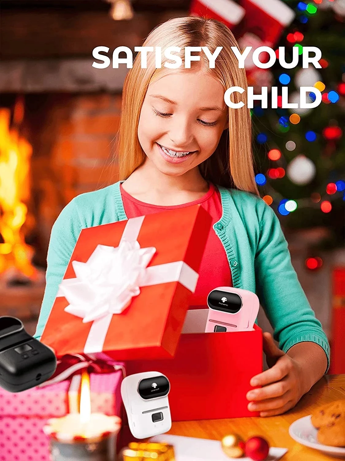 Phomemo M110 Mini Thermal BT Adhesive 203dpi Label Printer Portable Label Maker Inkless Printer Pocket Printer