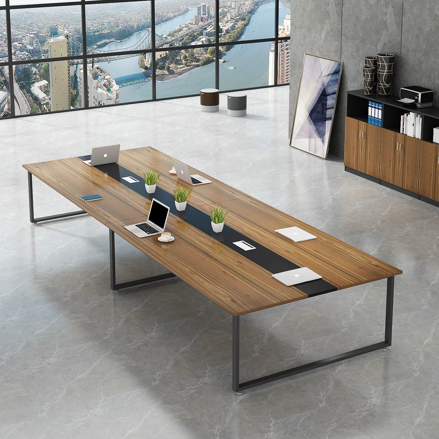 Простые металлические ножки офисная мебель стол для совещаний конференций современные Конференц-столы и стулья