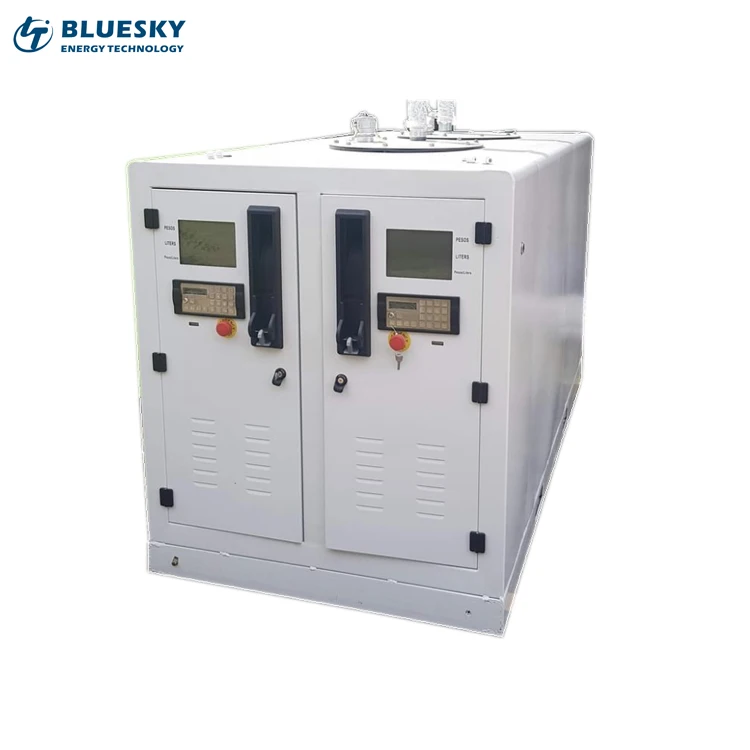 High Quality 2 Nozzles Mini Portable Diesel Gasoline Petrol Fuel Station