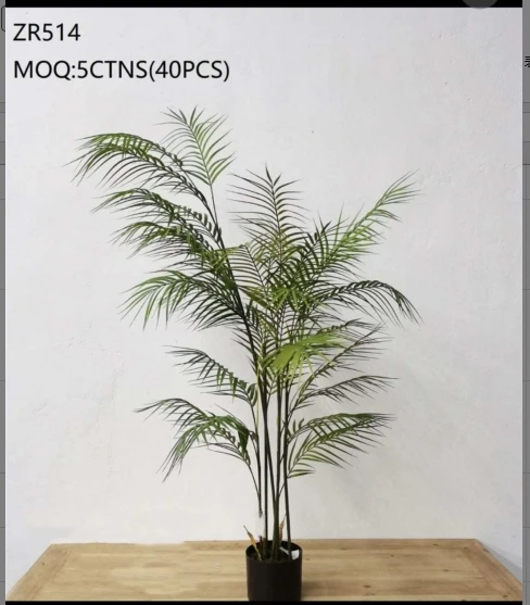 Artificial plant Home Artificial Potted Plants Trees Bonsai Rubber Leaves Plastic tree Leaf Decorative indoor tropical