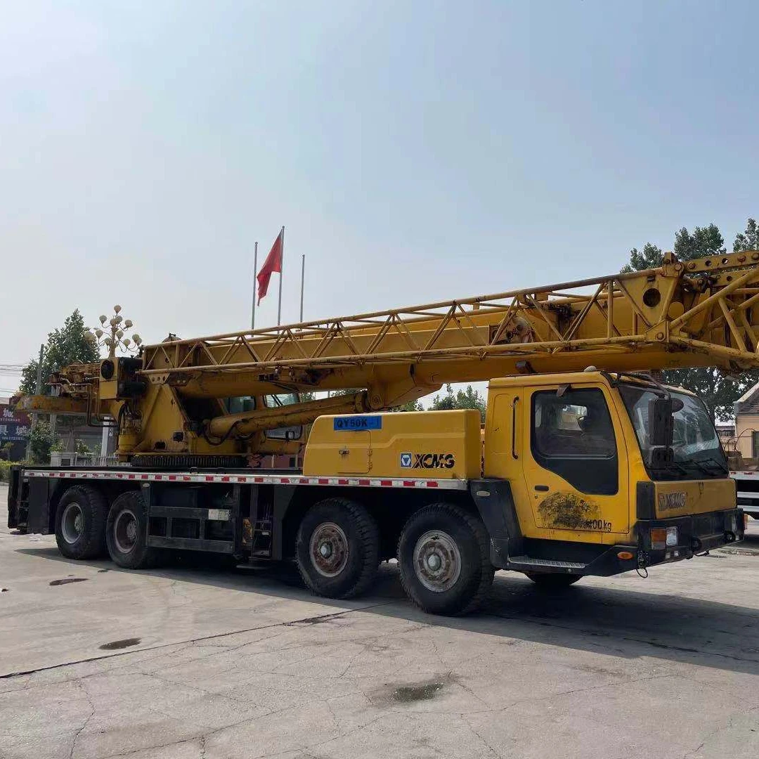 Used chinese truck crane qy50k 50 tons hydraulic mobile crane price for sale