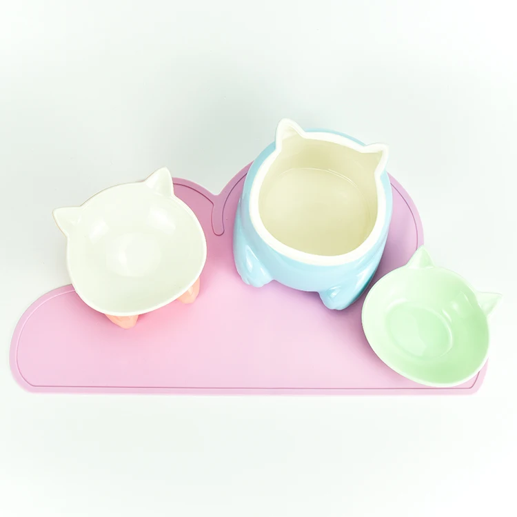 custom silicone pet dog bowl ceramic smart pet feeder bowls wholesale