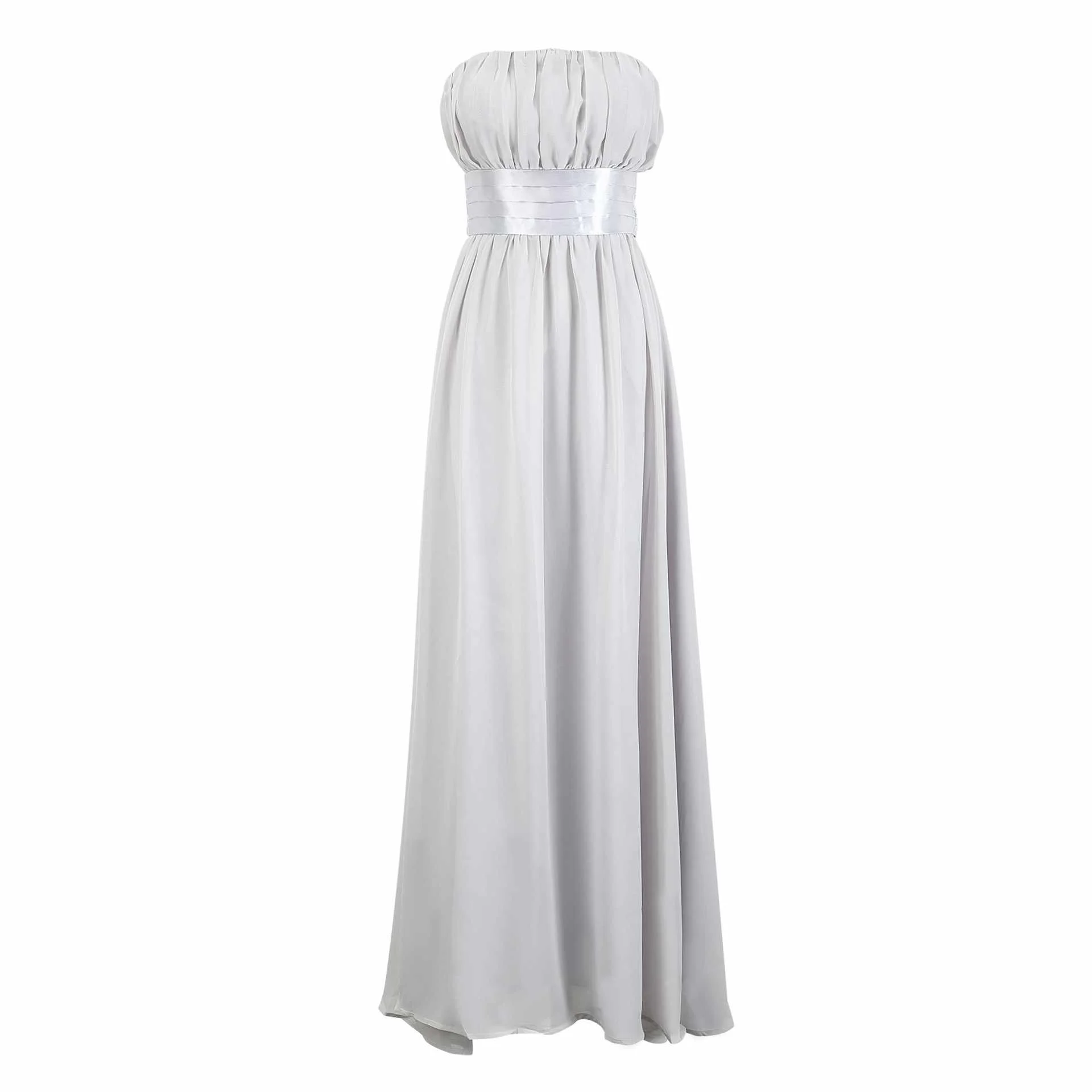 
Tube Top Long Dress Lace Long Bridesmaid Dresses 