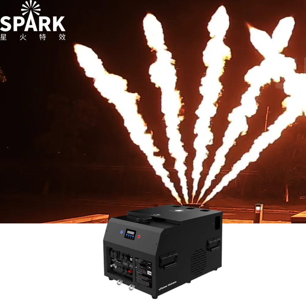 SP 2000W 5 head flame machine DMX512 Control Flame Machine for events