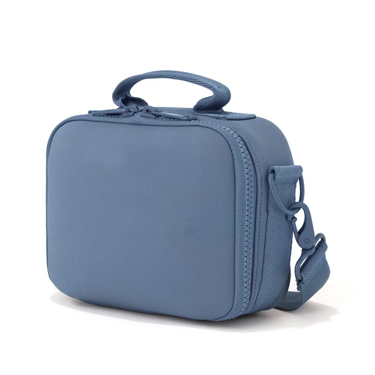 Portable Kids Adults Food Cooler Bag Neoprene Lunch Tote with Shoulder Strap
