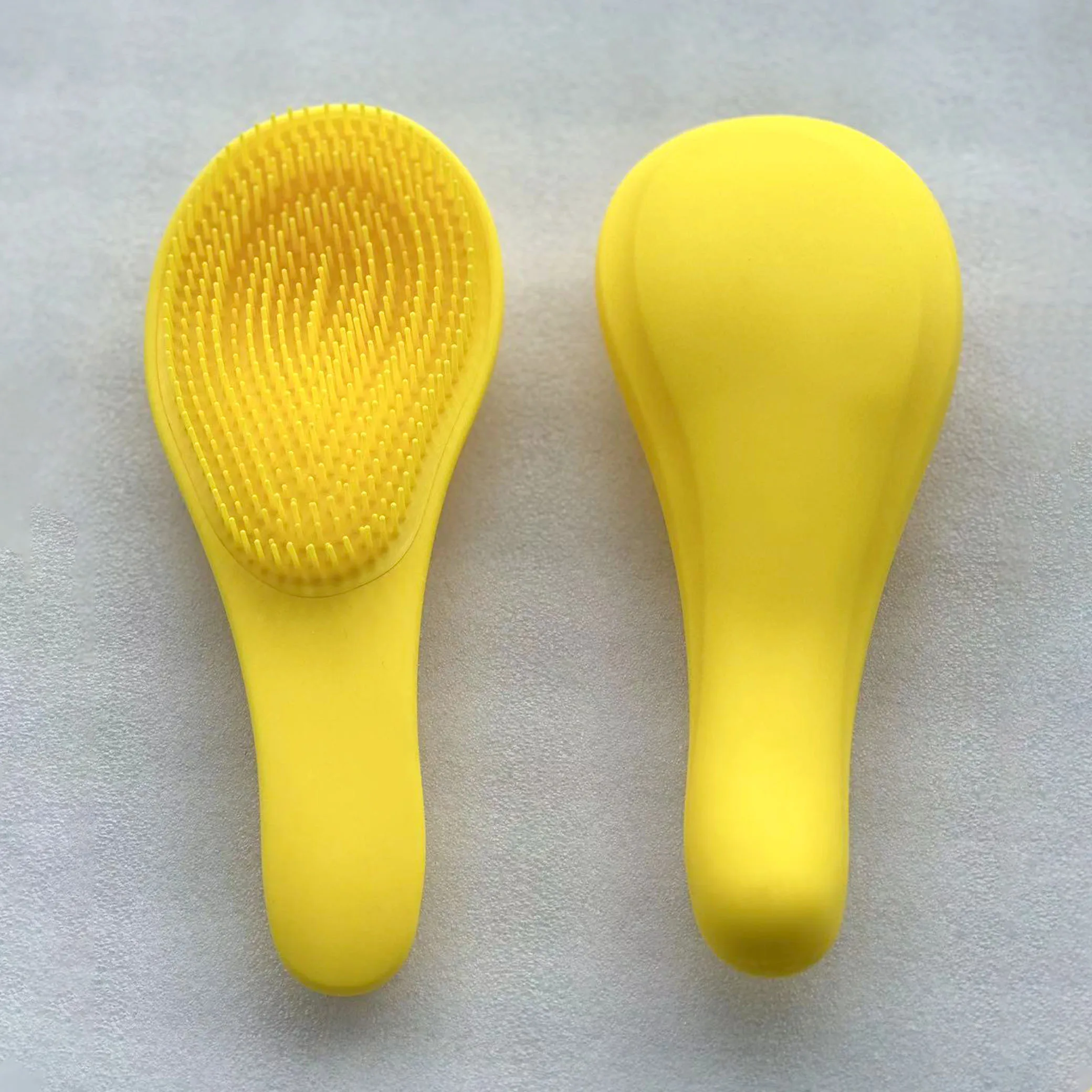 Hot Sale Custom Logo Shampoo Hairbrush Silicon Head Scalp Massager Newest Hair Care Tool