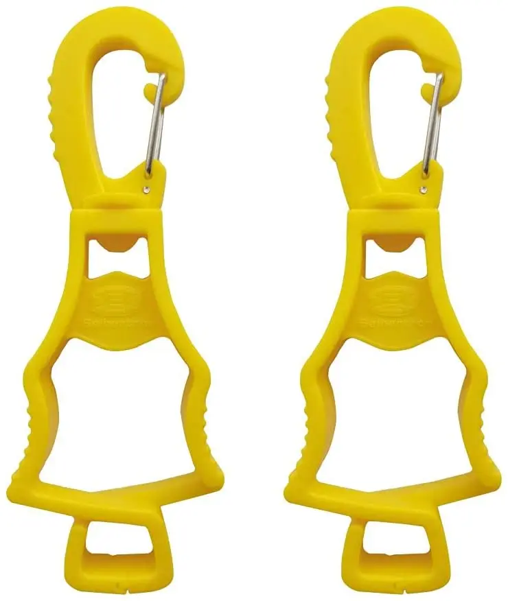 Seibertron Patented Glove Clips, Work Gloves Grabber Holder Clip to Pants 2 Pieces US