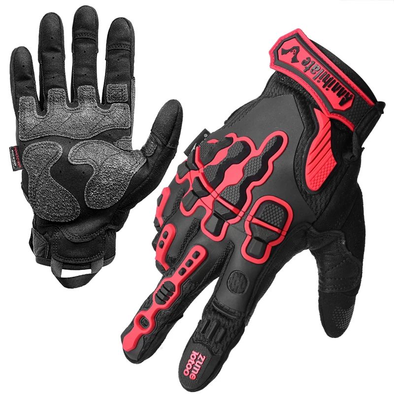 Тактические Защитные перчатки Zune Lotoo, защитные рабочие перчатки для суставов пальцев из термопластичной резины, ударопрочные тактические перчатки для стрельбы с сенсорным экраном