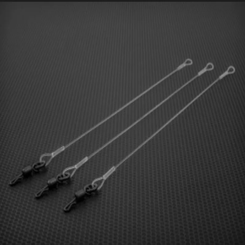 Рыболовные бумы для карпа, Фторуглеродные плавленые поводки для крючков системы chod, аксессуары для лески, конечная Снасть