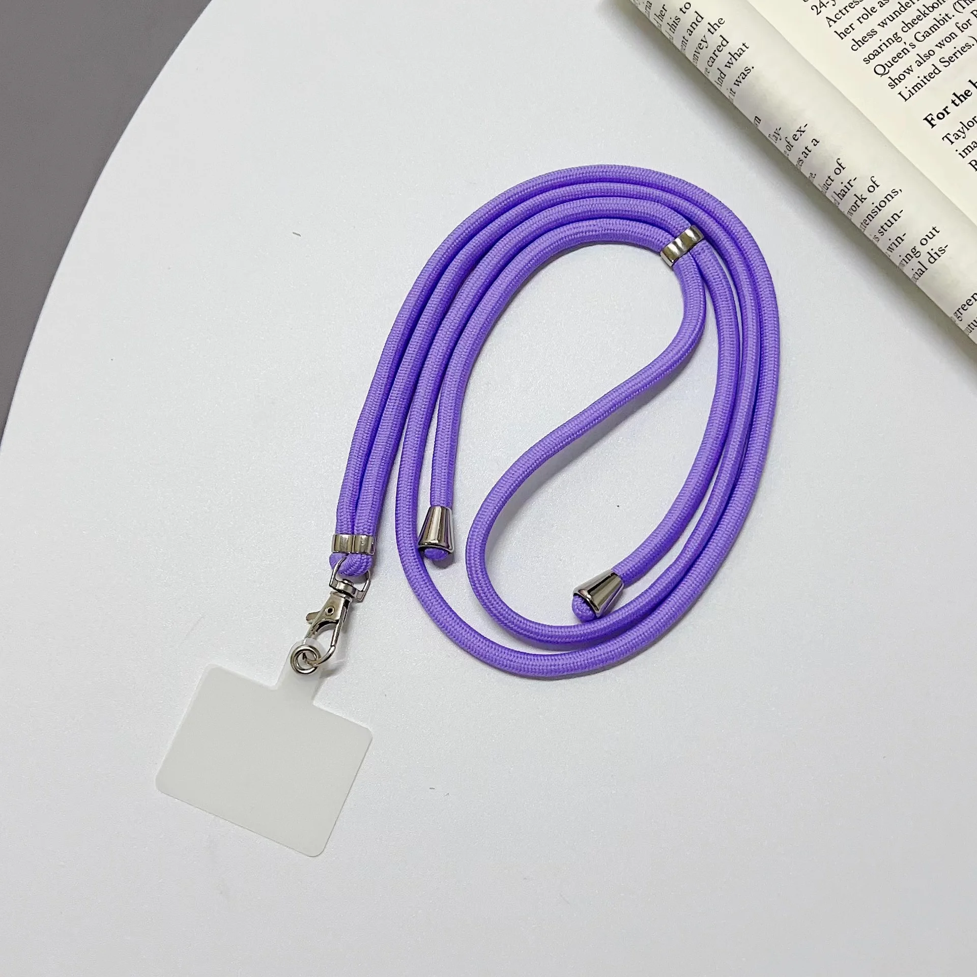 For all phone smartphone universal size adjustable strap tether patch mobile cell phone PVC+nylon lanyard