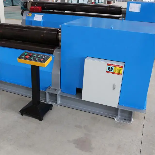 12*2000 Steel Plate Rolling Machine / 3 Sheet Roller Bending Machine
