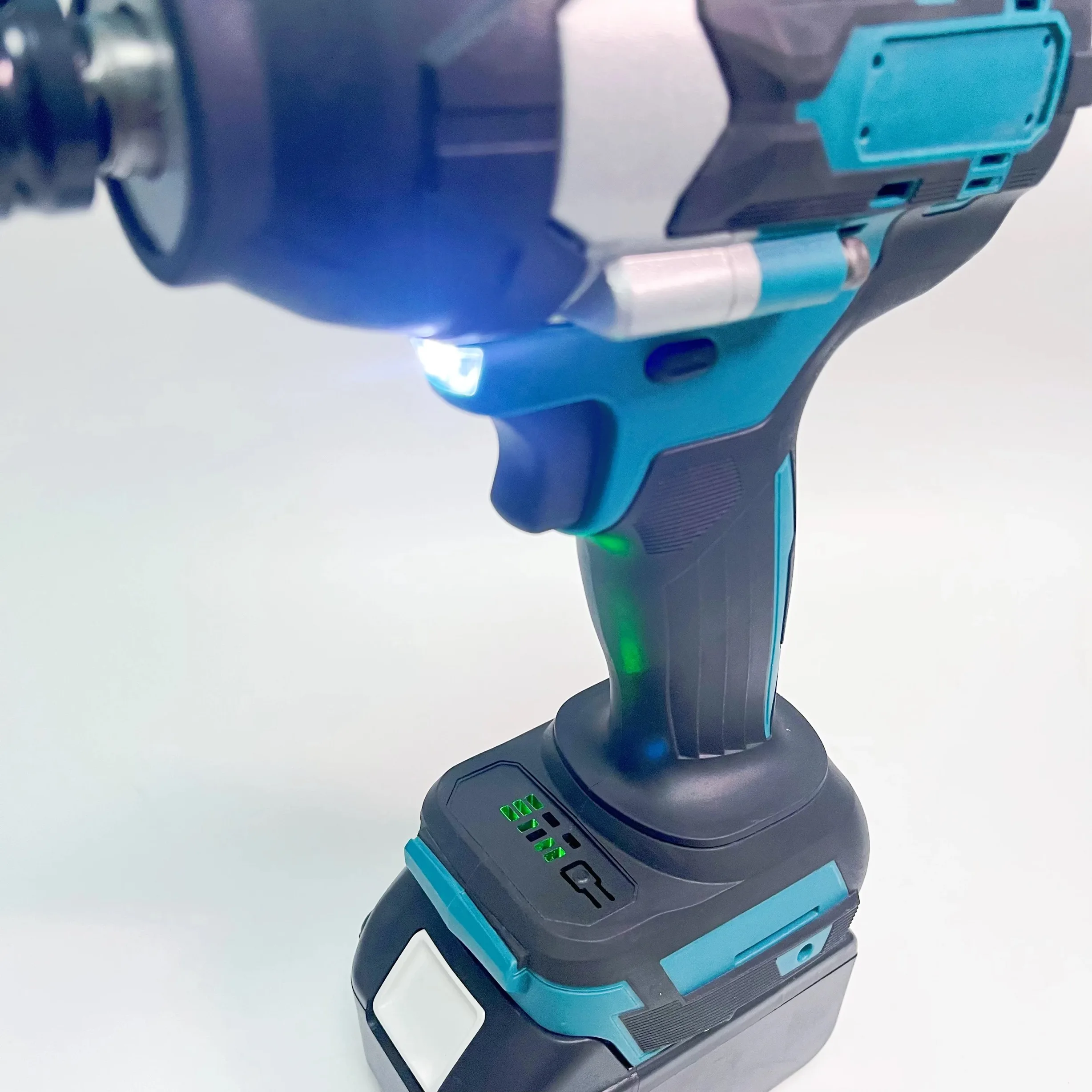 21V 600Nm 1/2 Cordless High-Torque Impact Wrench Set Wireless Brushless Industrial DIY Lithium Battery Power Spanner ScrewDriver