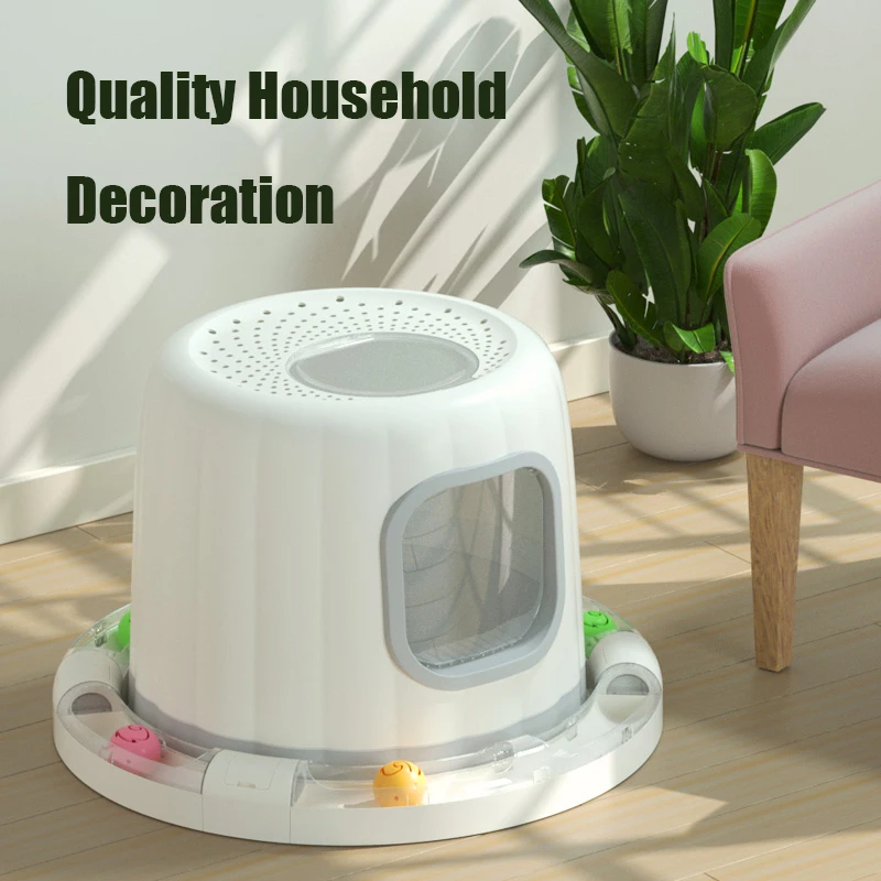 SUNSUN Pet Supplies Eco-friendly Indoor Sleeping PP/ABS Material Plastic Cattery Pudding Cat Nest with Top Vent