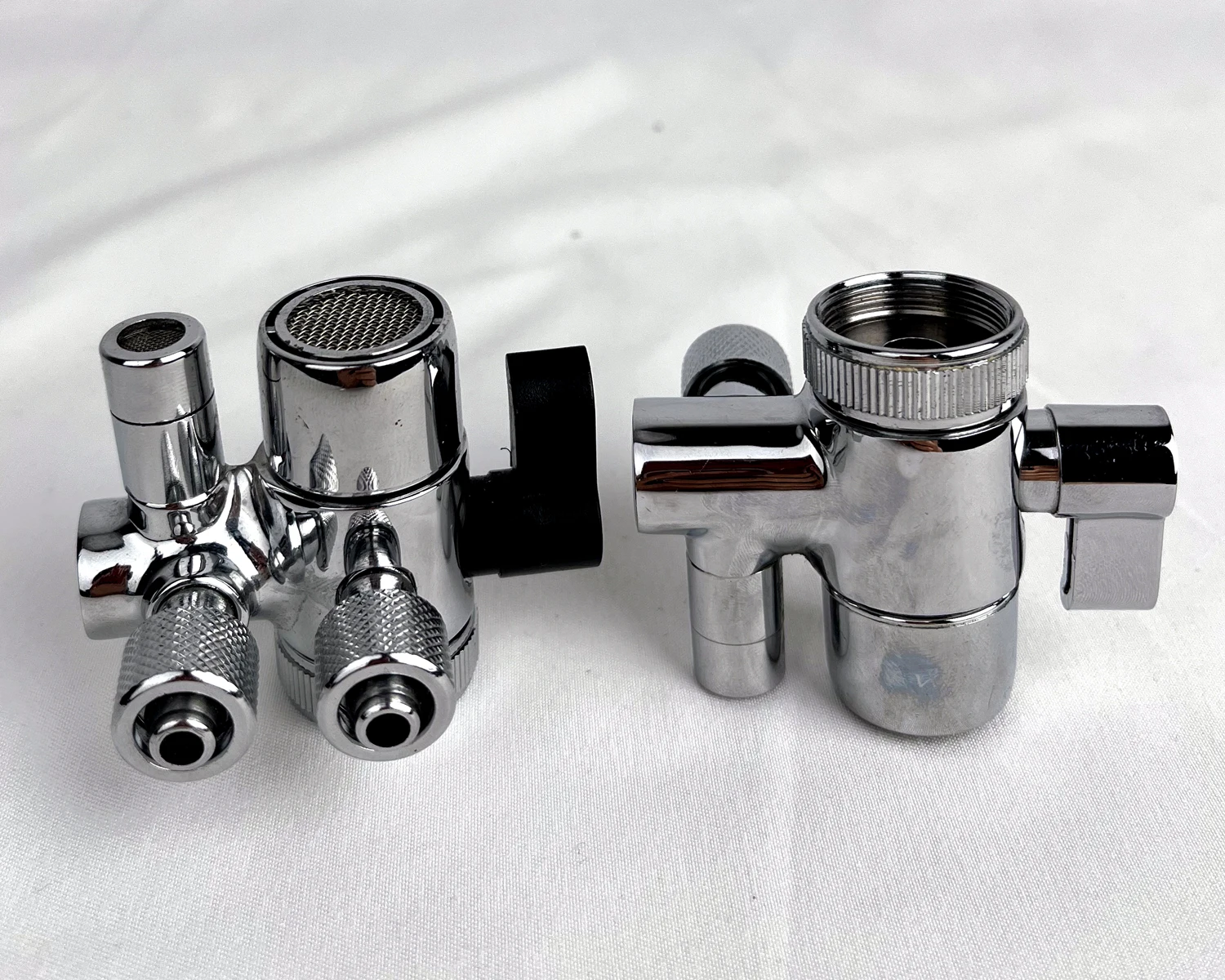 PATENT 1/4 Water Splitter Valve 3 infall and 3 way out Diverter Valve