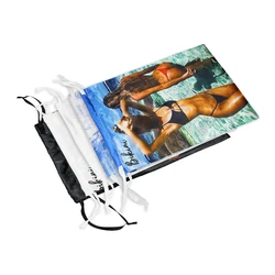 Custom Logo Promotional Drawstring Backpack Recycled Inside Waterproof Travel Sports Drawstring Bags Low MOQ