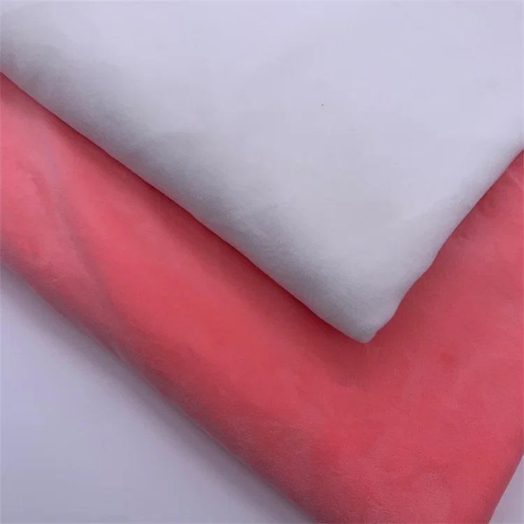 Polyester Spandex Crystal Super Soft Minky Low Pile Plush Multi Colors Baby Toy Fabric