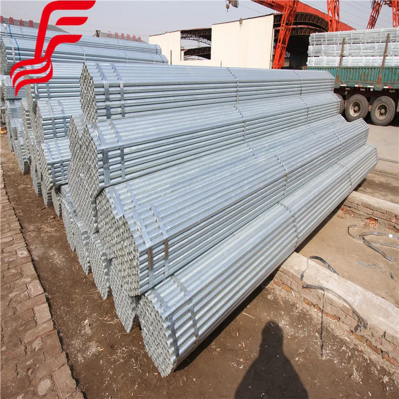FRST! Direct Supplier GI Pipe Galvanised pipe Tube Hot Dip Galvanized Round Steel Pipe