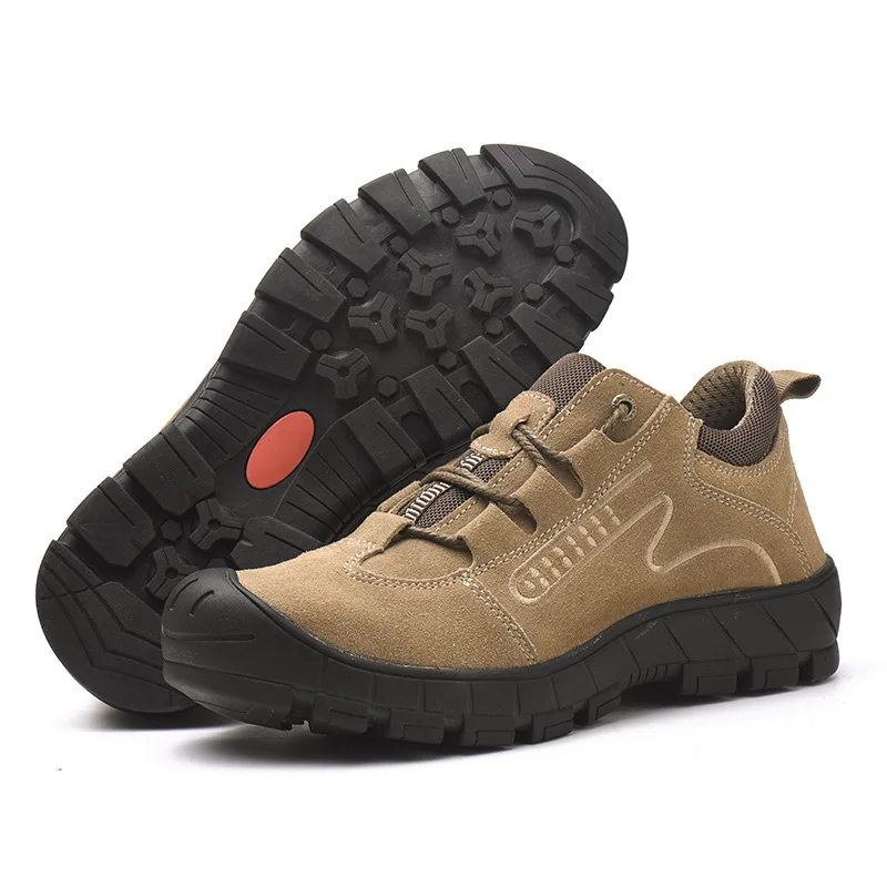 Breathable Comfort Men Indestructible Shoes Steel Toe Safety Shoes Men Safety Shoes