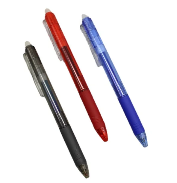 Best Selling Popular High Quality 8 Colors Customized Logo Multiple Colors Retractable Ink Erasable Gel Pen Set