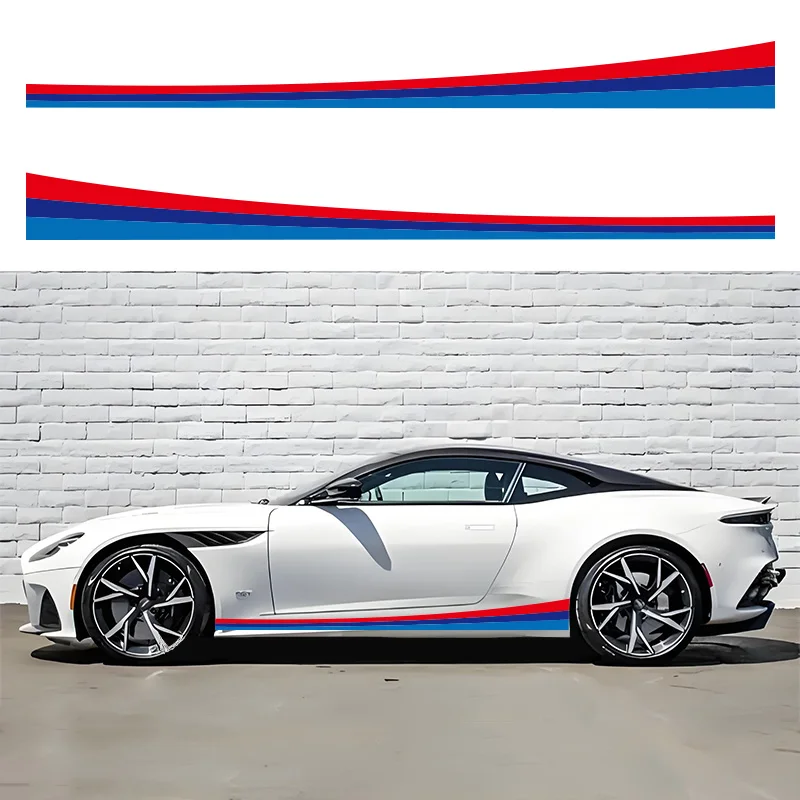 For BMW M3 M5 Car-Style Decoration Grille Vinyl Strip Sticker Decal 210x19cm Film Logo Styling Accessories E46 E60 E90 E92 Cars