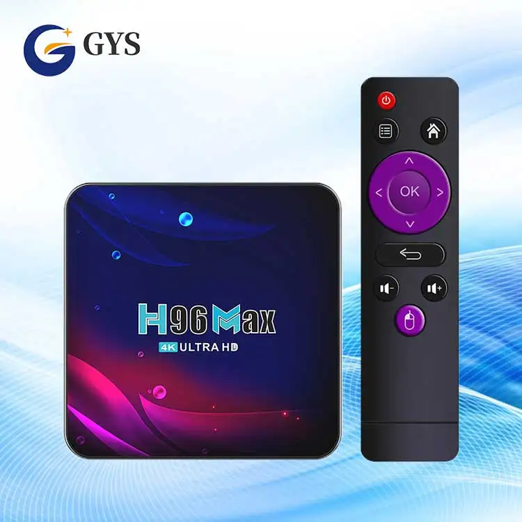 New RK3318 Rockchip Quad Core Dual Wifi Android 11.0 H96 Max V11 4K HD Player TV Box