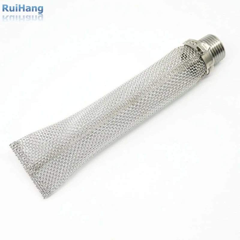Reusable Stainless Steel 304 Beer Filter Tube Mash and Tun Boil Screen for Home Brewing and Wine Making